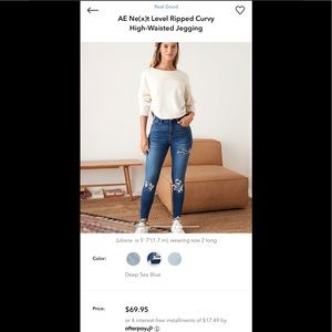 American Eagle super stretch jeans size 6